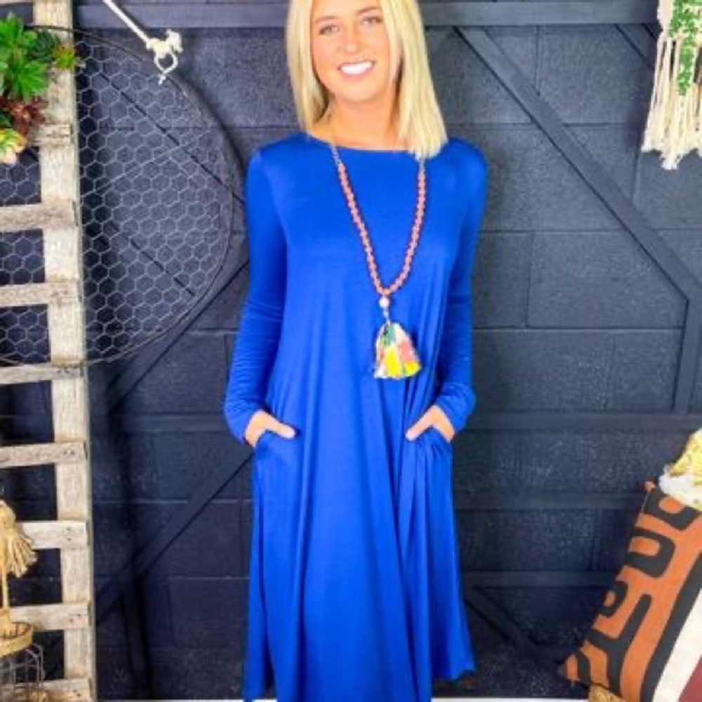 Short, Long sleeve maxi dress